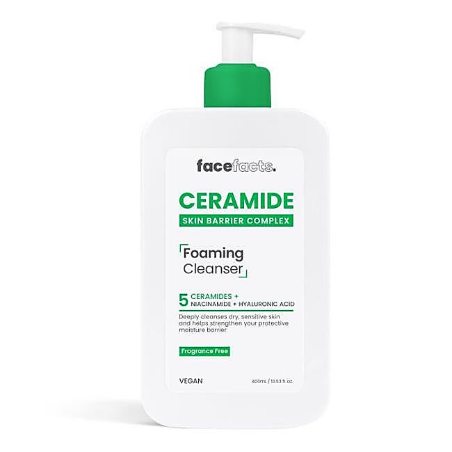 Ceramide Foaming Cleanser de Facefacts. Precio: 3,95 euros