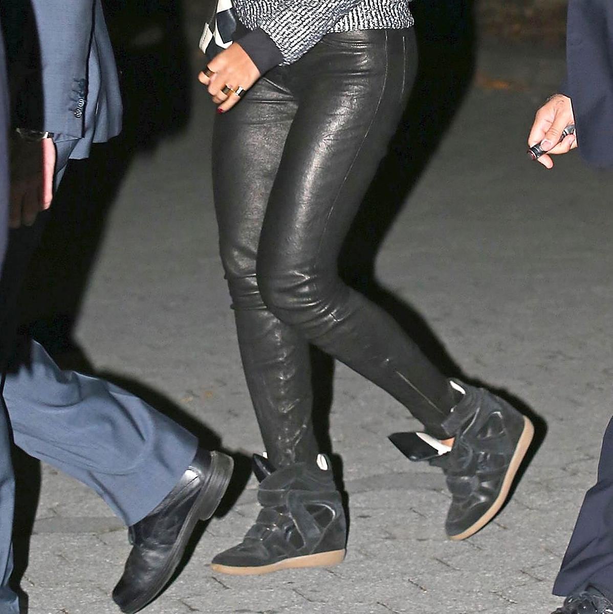 Beyoncé con las zapatillas de Isabel Marant en 2012.