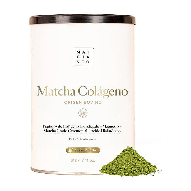 Suplemento de té matcha con colágeno de Matcha&Co.