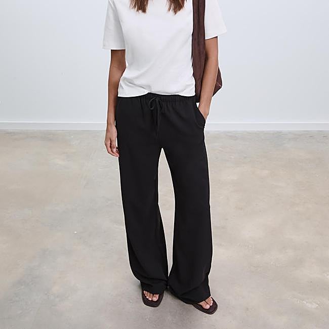 Pantalones de vestir fluidos