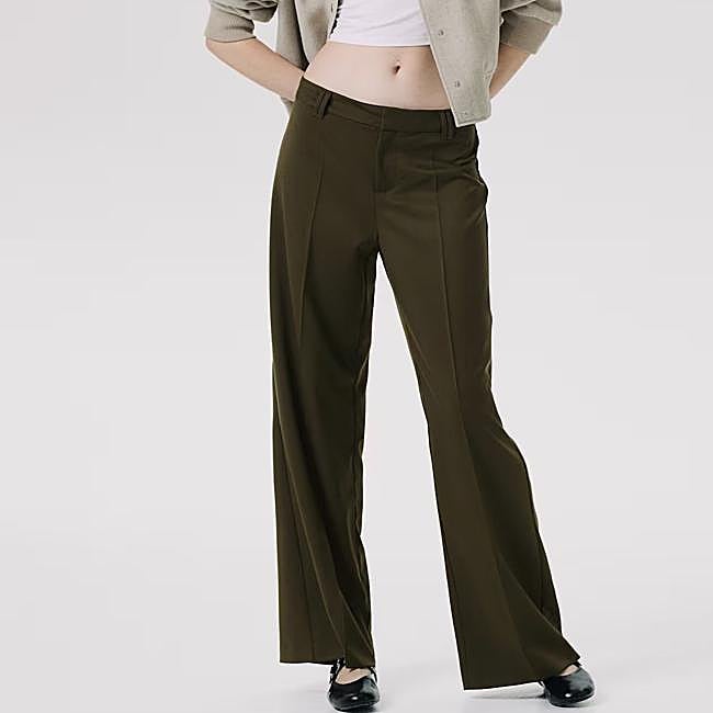 Pantalones rectos de vestir