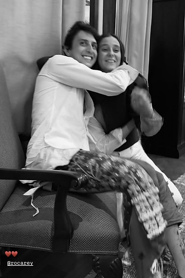 Un momento de intimidad con Roca Rey después de una corrida compartido en su perfil de Instagram por Victoria Federica, el año pasado.