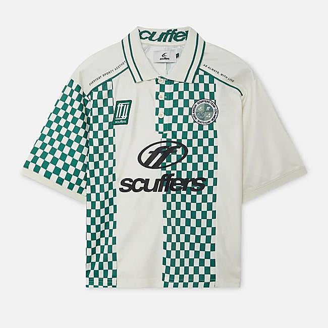 Camiseta Lauda Green & Ecru T-shirt de Scuffers, 45 euros.