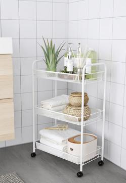 Imagen secundaria 2 - Arriba, el carrito RÅSKOG de IKEA. Abajo, los modelos NISSAFORS y HORNAVAN.