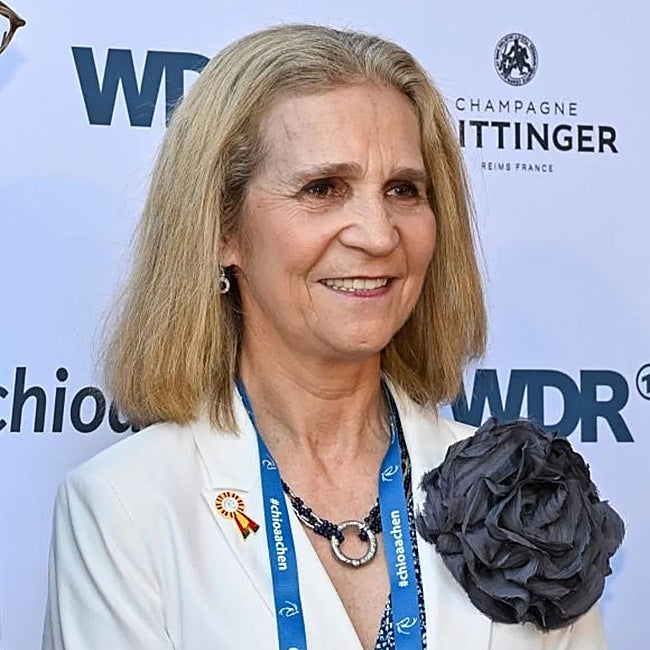 La infanta Elena durante su viaje a Alemania.