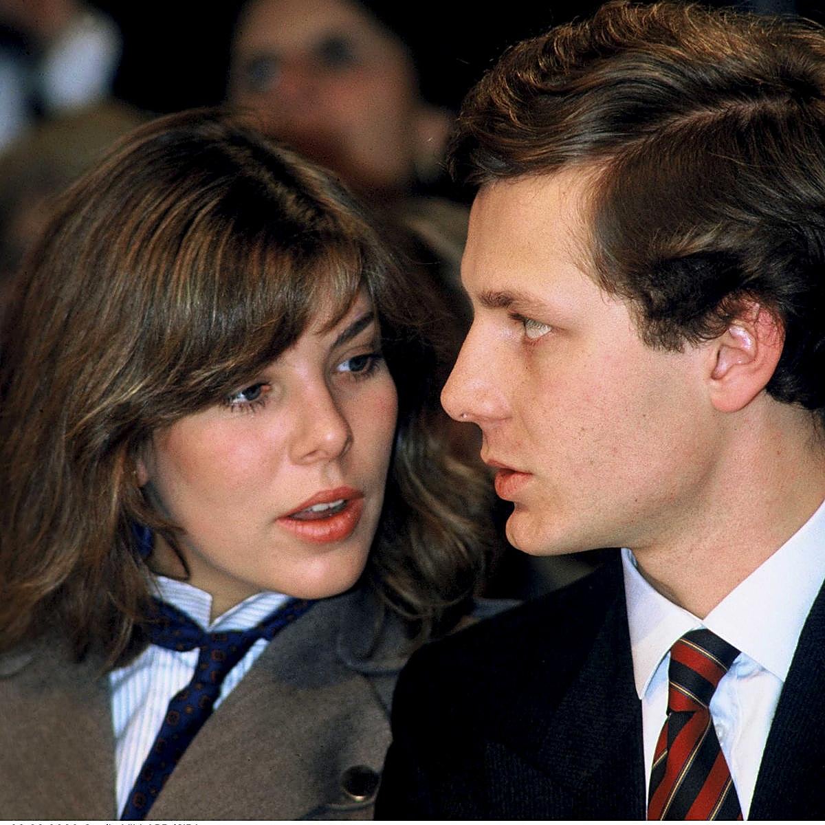 Carolina de Mónaco junto a su difundo marido, Stefano Casiraghi.