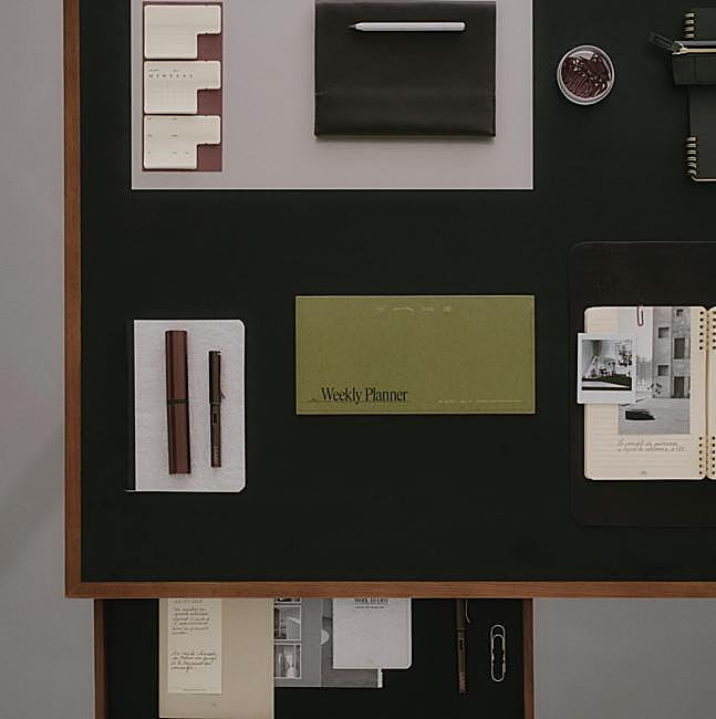 Piezas de escritorio de la nueva colección de papelería de Zara Home.