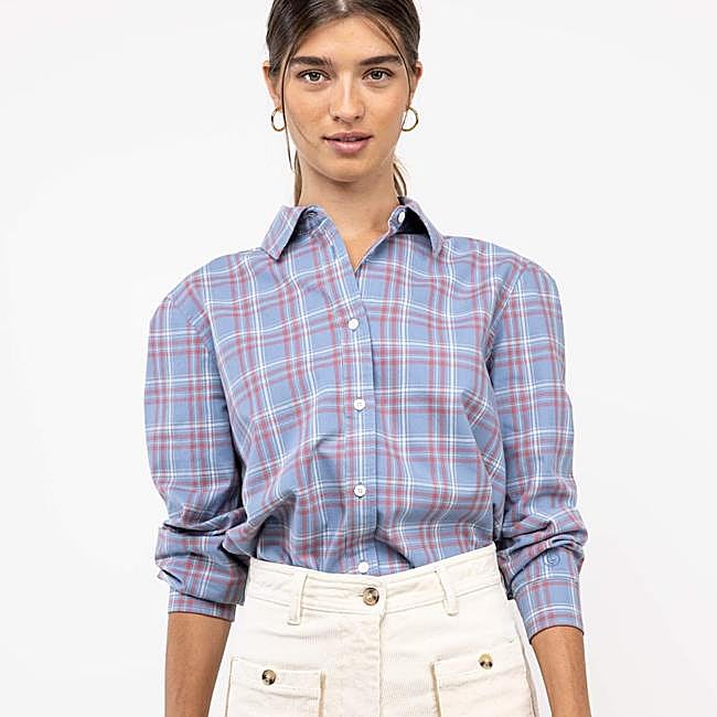 Camisa de cuadros regular de El Ganso, 69,90 euros.