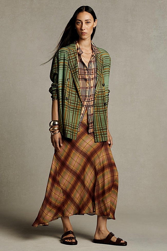 Falda estampada de Zara (49,99 euros)