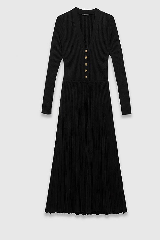 Vestido de punto con botones de IKKS.