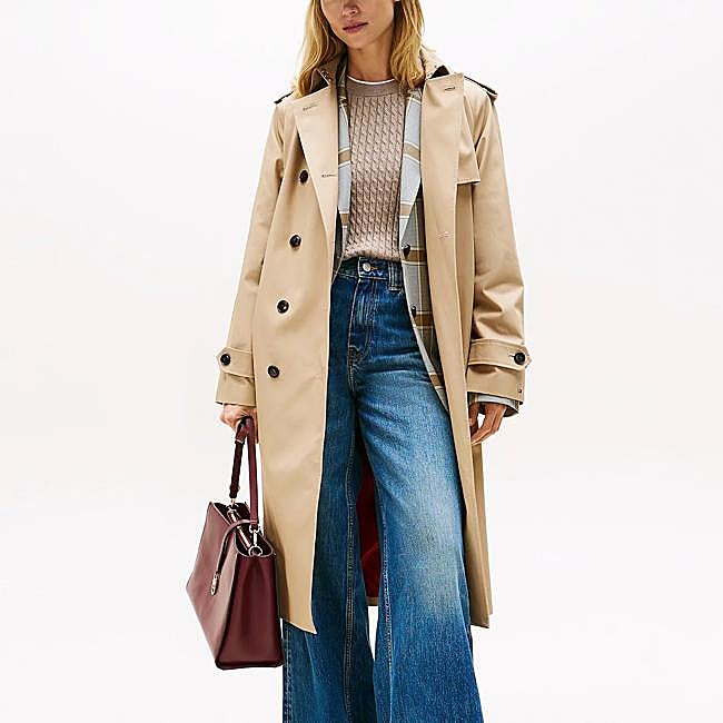 Gabardina de Tommy Hilfiger, 349,90 euros.