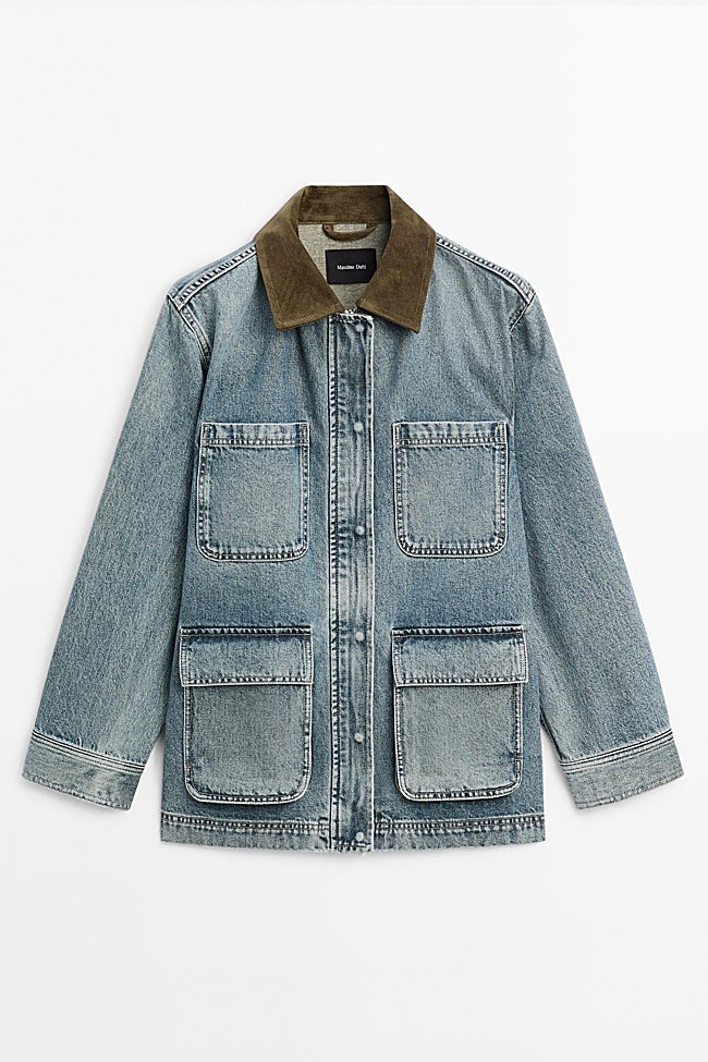 Chaqueta con bolsillos de Massimo Dutti (99,95 euros)