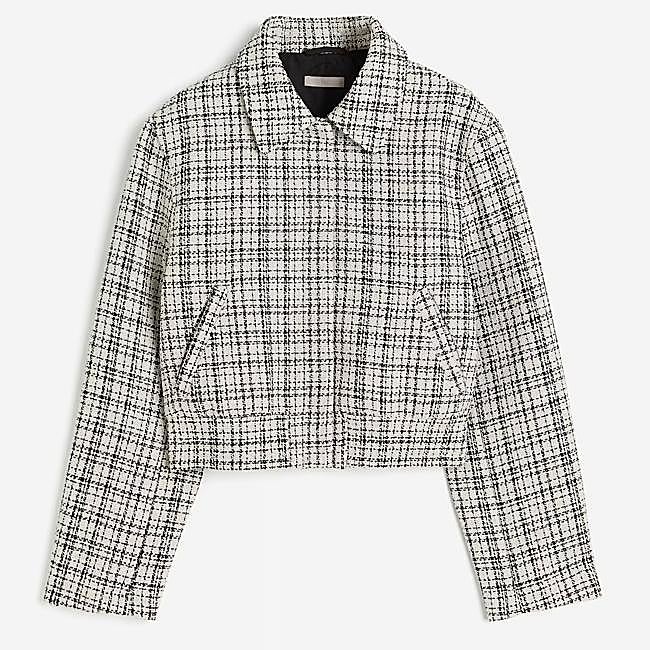 Chaqueta de cuadros de H&M, 44,99 euros.