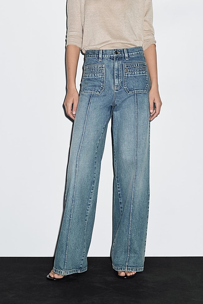 Vaqueros anchos de Massimo Dutti (69,99 euros)