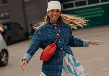 Una influencer en el street style de Copenhague.