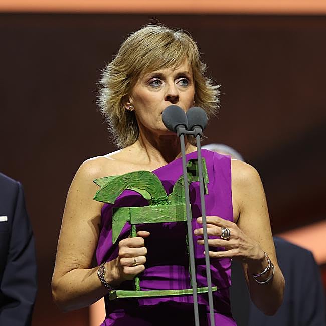 Marta Carazo, durante la gala de entrega de los Premios Ondas 2024.