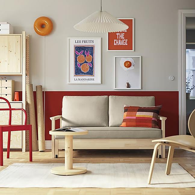 Sillón TORNSBORG en su versión de dos plazas.