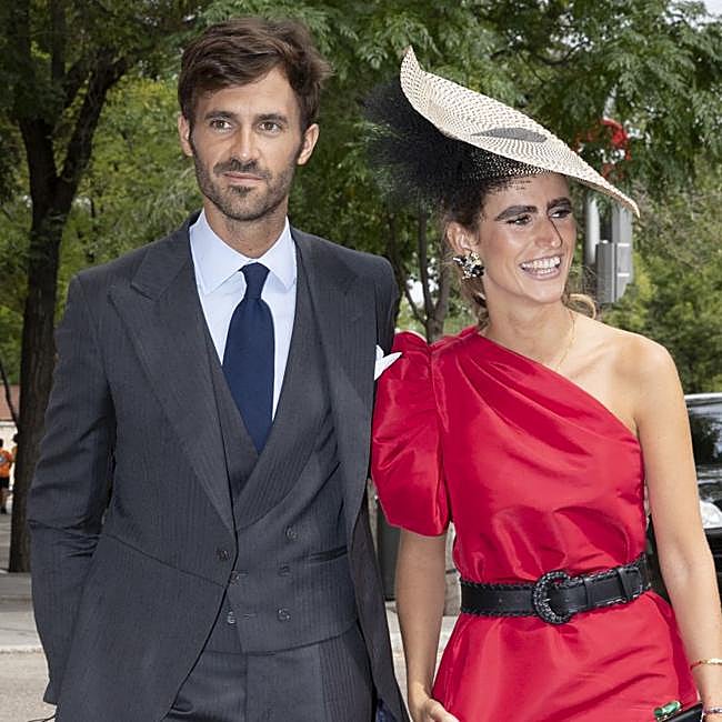 Enrique Solís, con Alejandra Domínguez, con quien rompió en 2023.