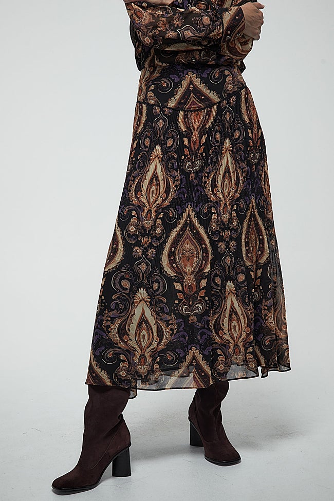 Falda estampada de Sfera (35,99 euros)