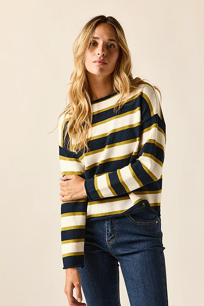 Jersey con estampado de rayas de Algo Bonito.