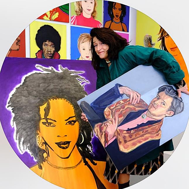 Mercedes Carbonell,, una retratista muy cotizada.