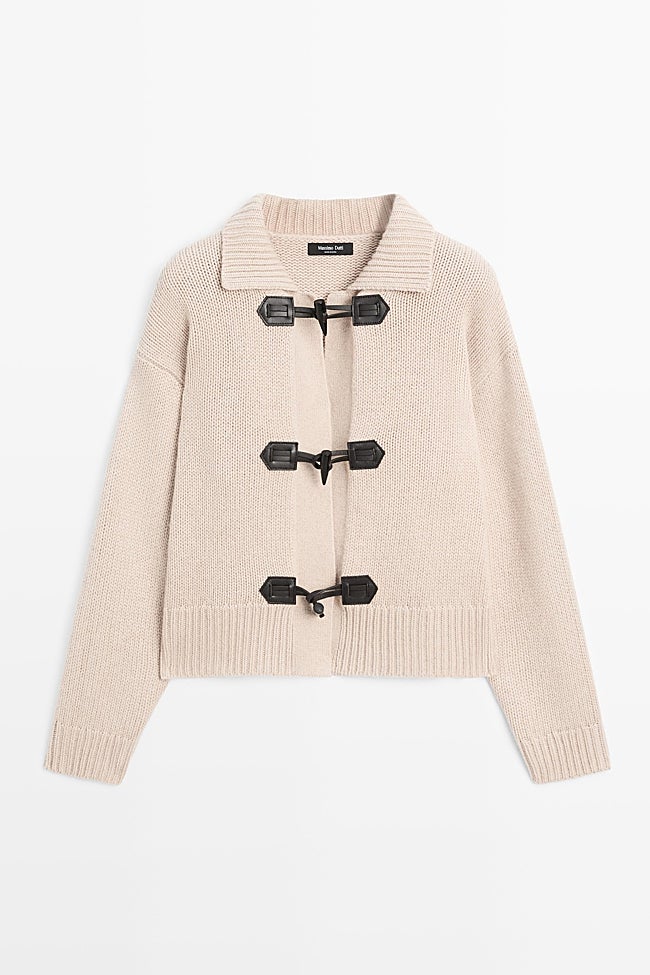 Chaqueta de punto de Massimo Dutti (99,99 euros)