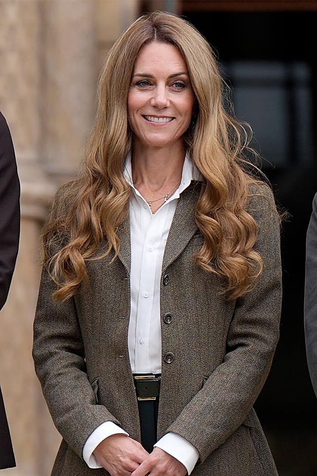 Kate Middleton con una melena más rubia.