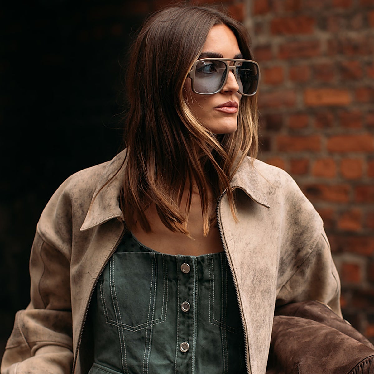 Mujer con la piel cuidada.