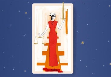 Qué significa La Justicia, el arcano del Tarot que invita a la introspección y al equilibrio en nuestras decisiones
