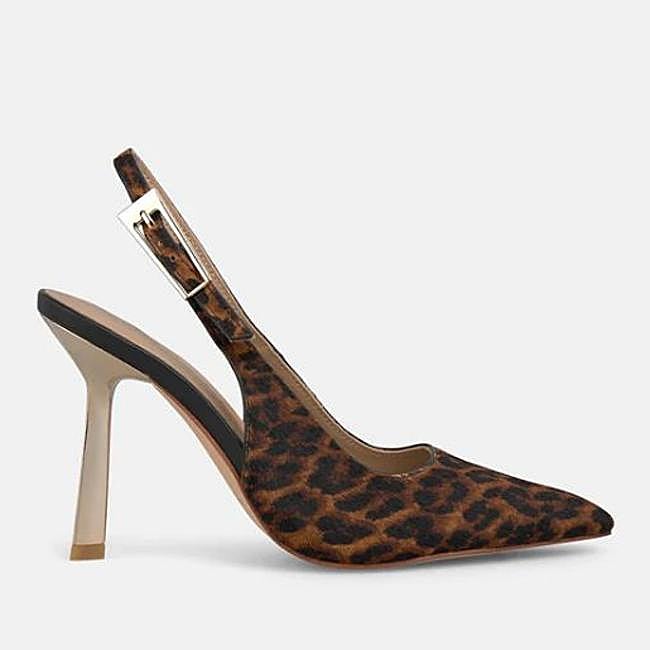 Zapato destalonado con tacón