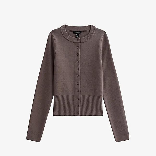 Cárdigan marrón de New Look, 34,99 euros.