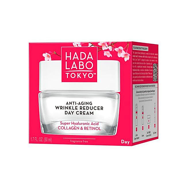 Crema antiedad con colágeno y retinol de Hada Labo.