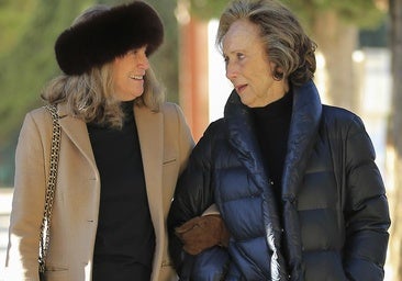 Victoria de Figueroa y su hija, María Suelves en una imagen de 2017.