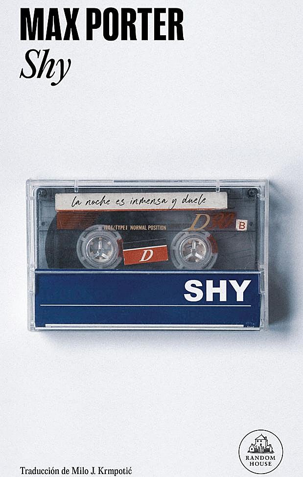 Portada de Shy, el libro de Max Porter que se ha convertido en una película protagonizada por Cillian Murphy.