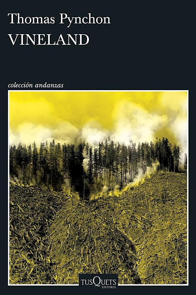 Portada de Vineland, la novela de Thomas Pynchon que llegará a los cines con el título de Una batalla tras otra.