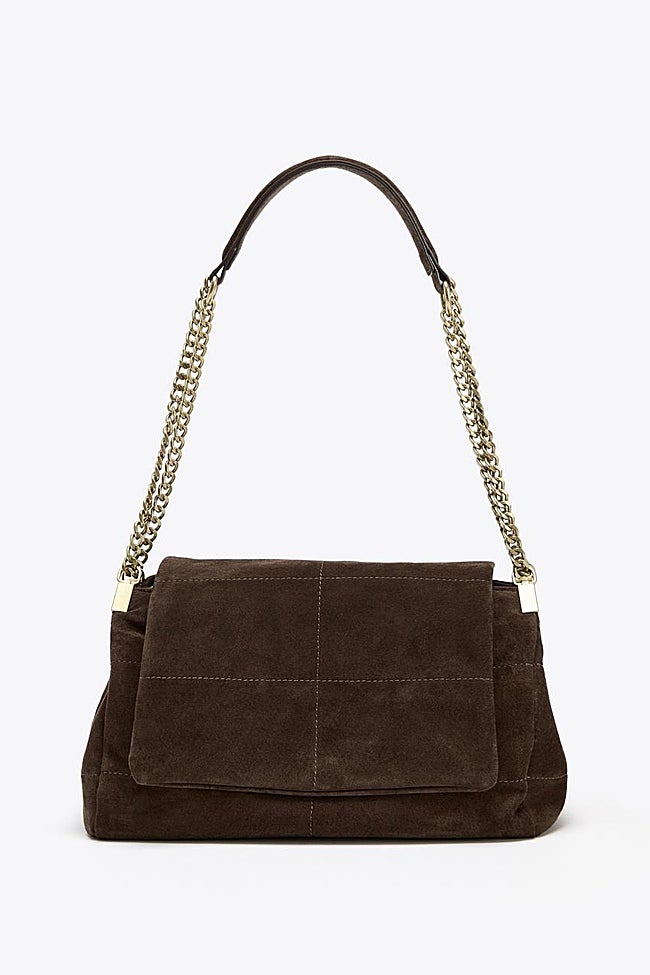 Bolso marrón de Zara (49,99 euros)