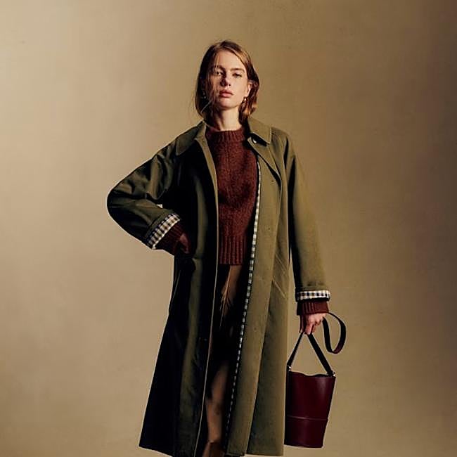 Gabardina Clyde de Sézane, 260 euros.