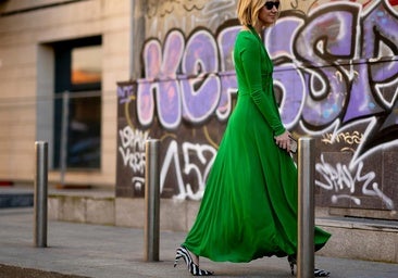 Estos seis vestidos de manga larga son la solución para los días de entretiempo.