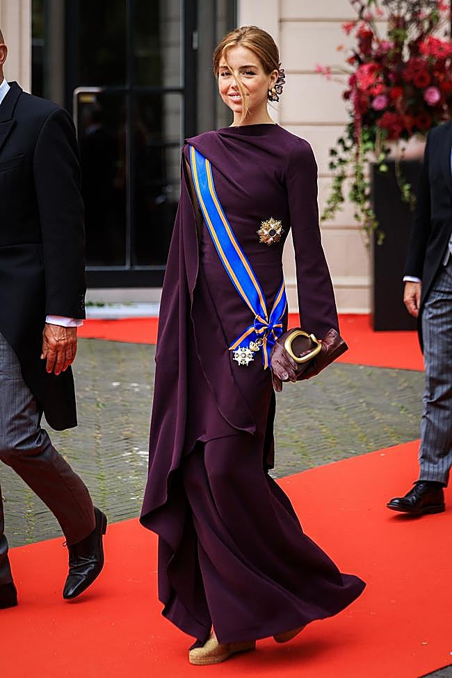 El espectacular look de gala de Alexia de Holanda