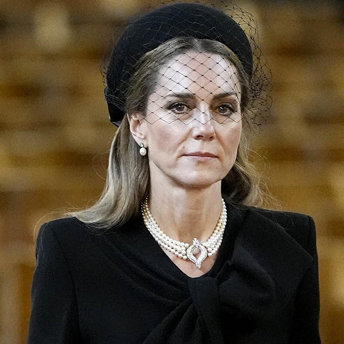 El look de Kate Middleton en el funeral de la duquesa de Kent