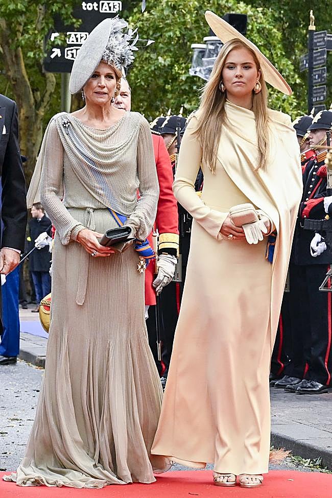 Máxima y Amalia de Holanda en el Prinsjesdag.