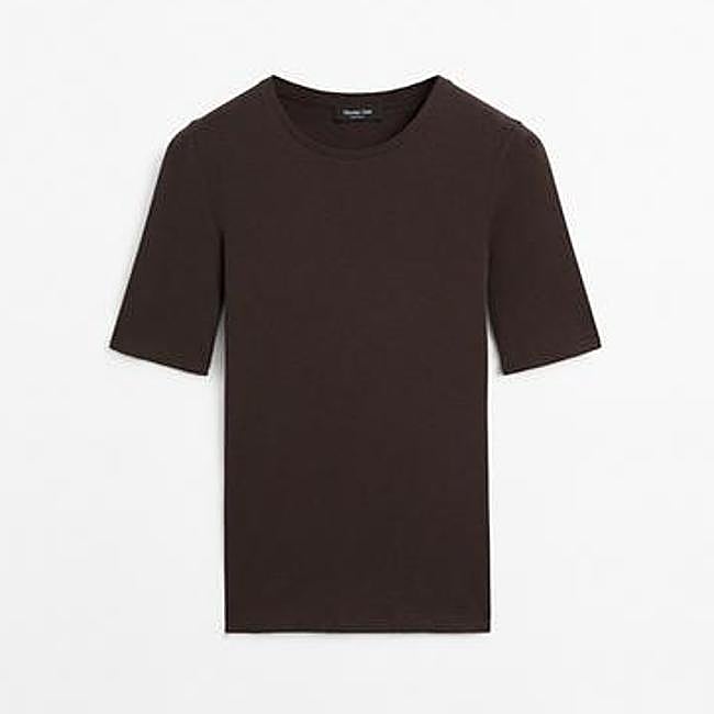 Camiseta manga corta mezcla algodón (29,95€)