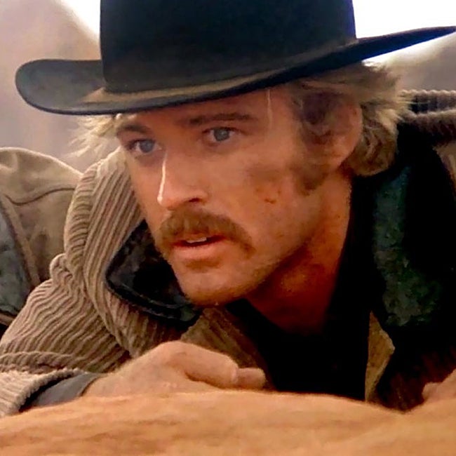 Robert Redford en un fotograma de Dos hombres y un destino.