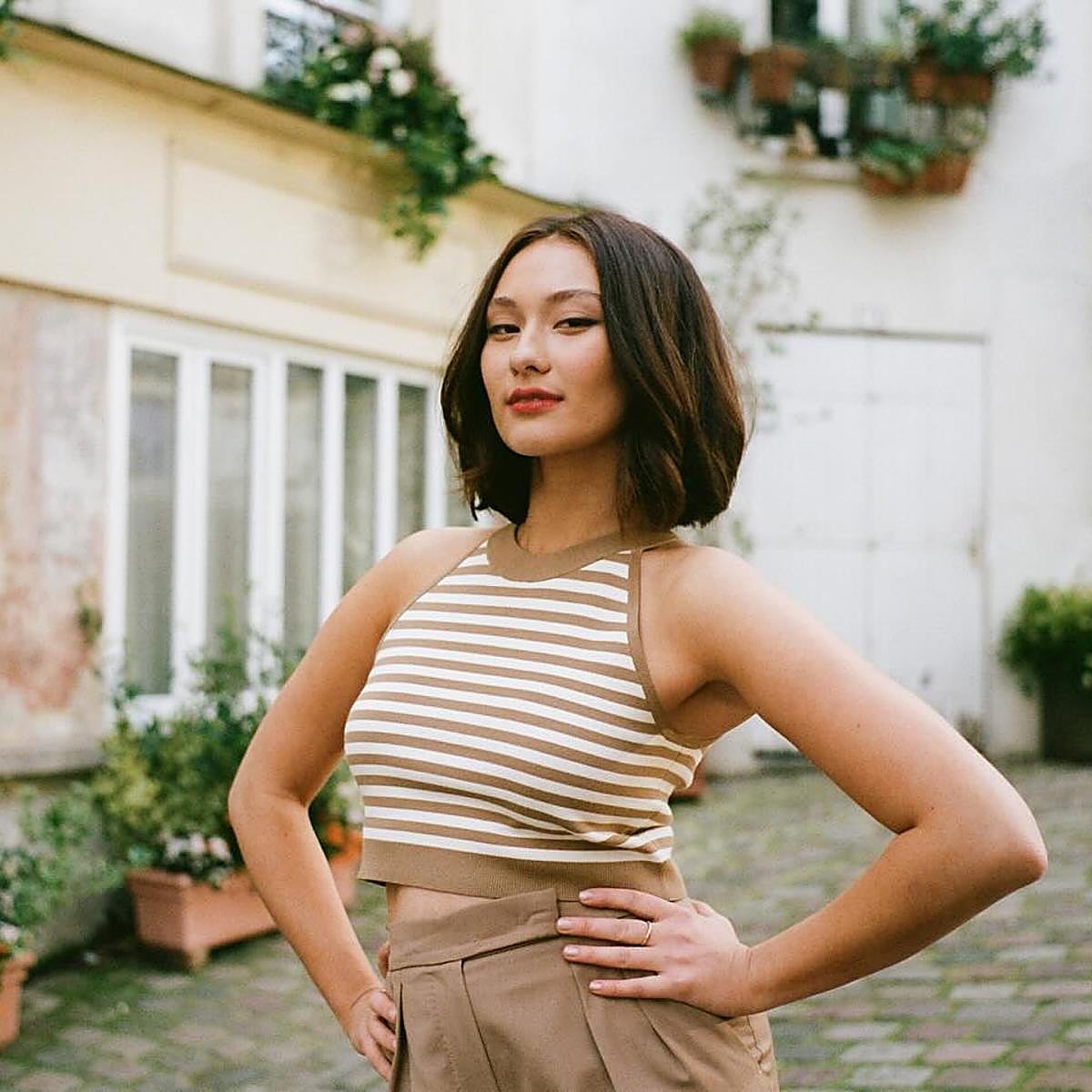 Belly de 'El verano en qué me enamoré' con su nuevo corte de pelo.