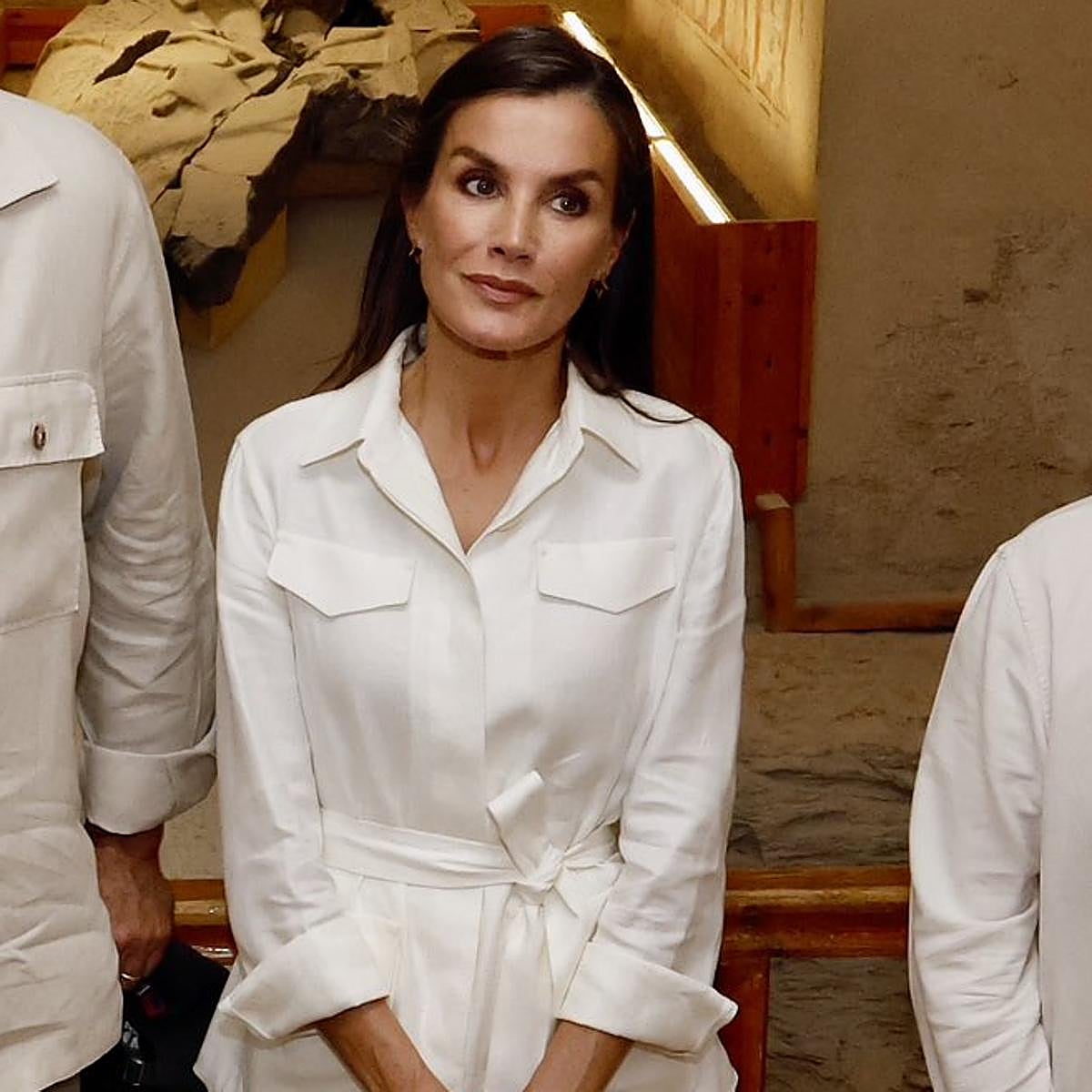 El último look de la reina Letizia en Egipto