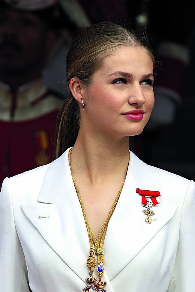 El día de la jura de la Constitución, en 2023.