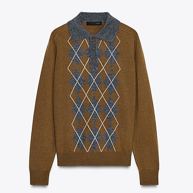 Jersey de rombos de Mango (29,99 euros)