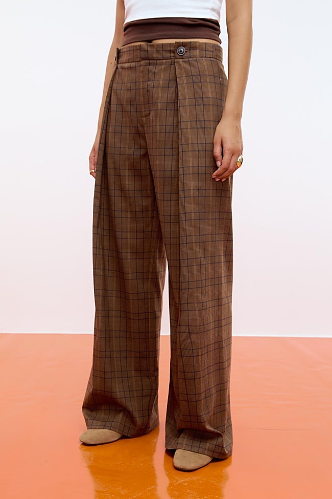 Pantalón estampado de Stradivarius (29,99 euros)