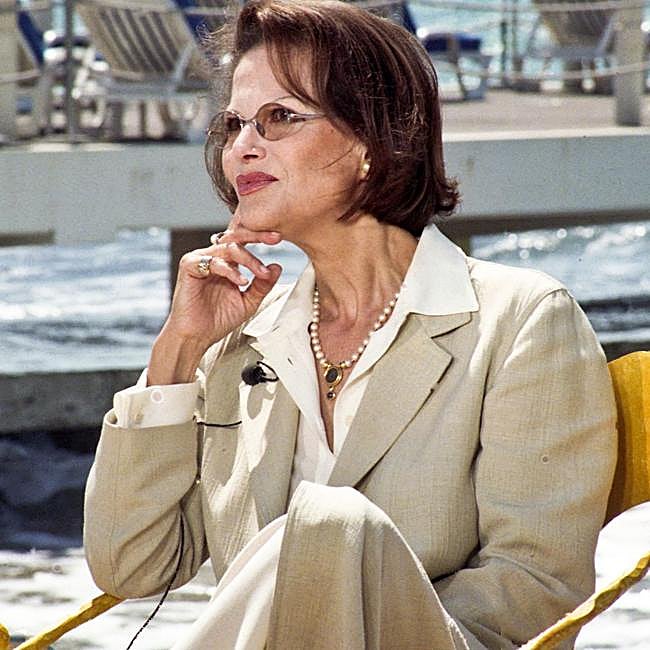 Claudia Cardinale, en su espléndida madurez.