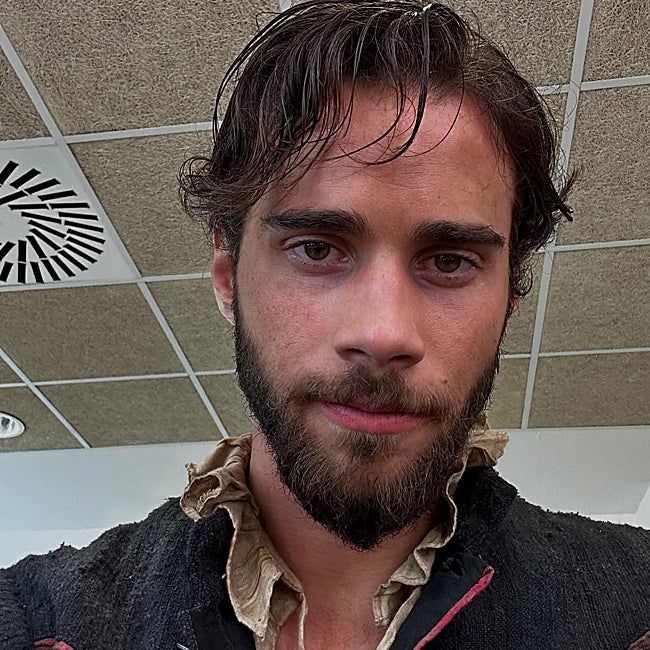 Julio Peña durante el rodaje de El cautivo.